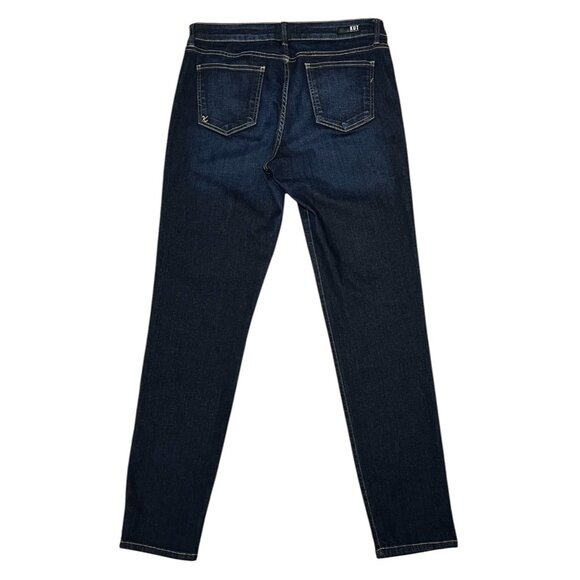Kut From The Kloth Diana Kurvy Skinny Mid Rise Stretch Blue Jeans Women Size 12 - Picture 3 of 16